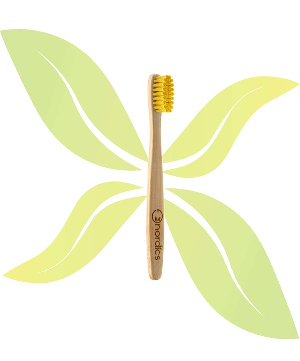 Nordics Bambu Çocuk Diş Fırçası Sarı