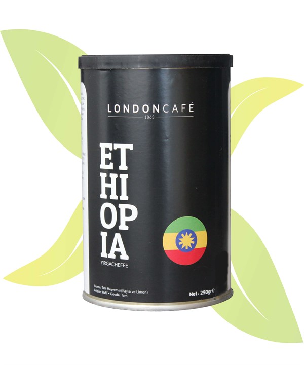 Ethiopia Yirgacheffe Filtre Kahve Teneke Kutu 250g