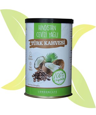 Organik Hindistan Cevizi Yağlı Türk Kahvesi 250 Gr