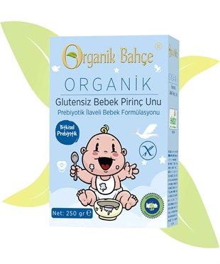 Organik Glutensiz Bebek Pirinç Unu 250 Gr